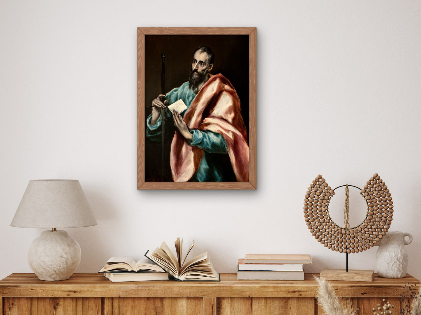 Saint Paul by El Greco 1610, Wall Art Print, Fine Art Reproduction, Museum Quality Decor, Poster