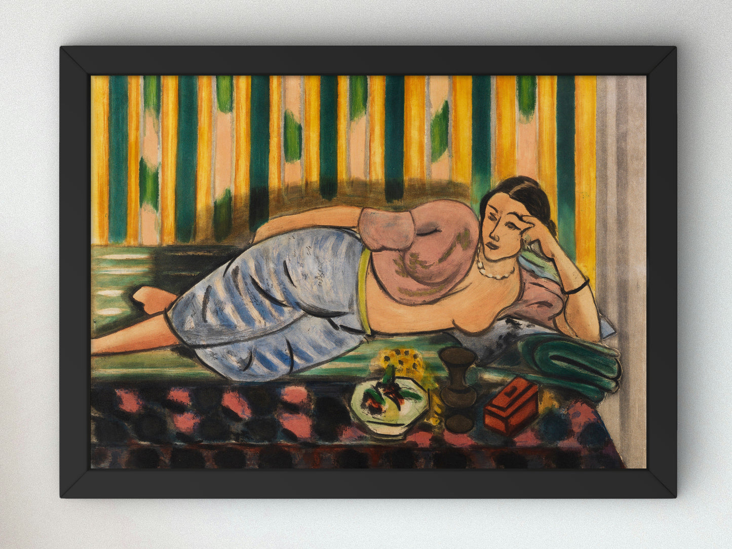 Odalisque with Red Chest by Henri Matisse 1926, Wall Art Print, Fine Art Reproduction, Museum Quality Decor, Poster