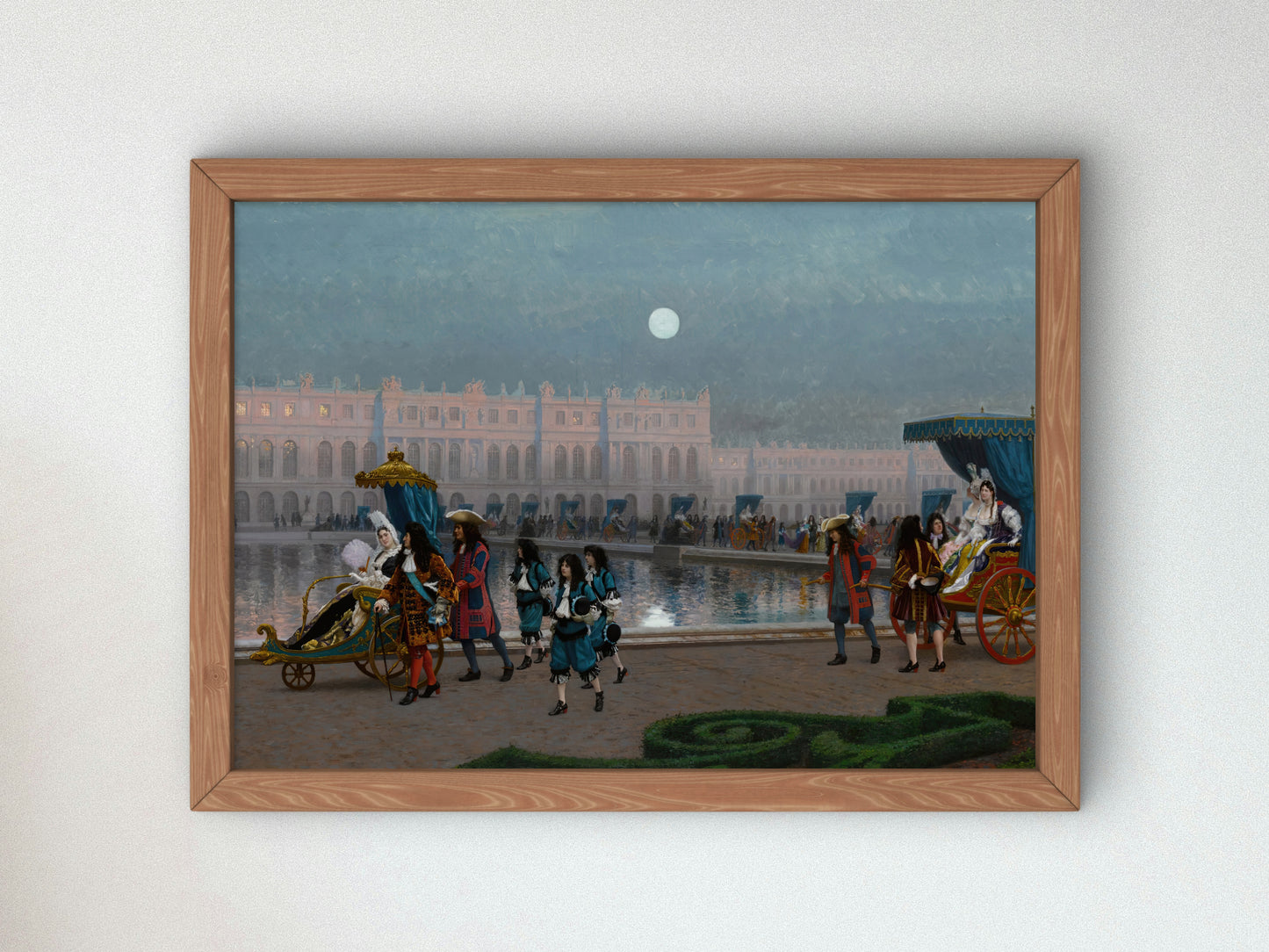 Promenade of the Court in the Gardens of Versailles by Jean Léon Gérôme 1886, Wall Art Print, Fine Art Reproduction, Museum Quality Decor