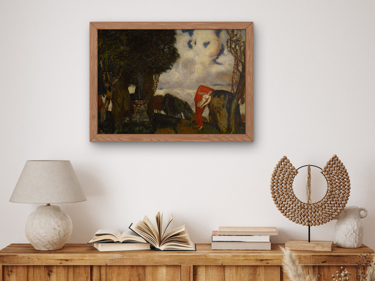 Iphigenia in Aulis by Franz von Stuck 1886, Wall Art Print, Fine Art Reproduction, Museum Quality Decor, Poster