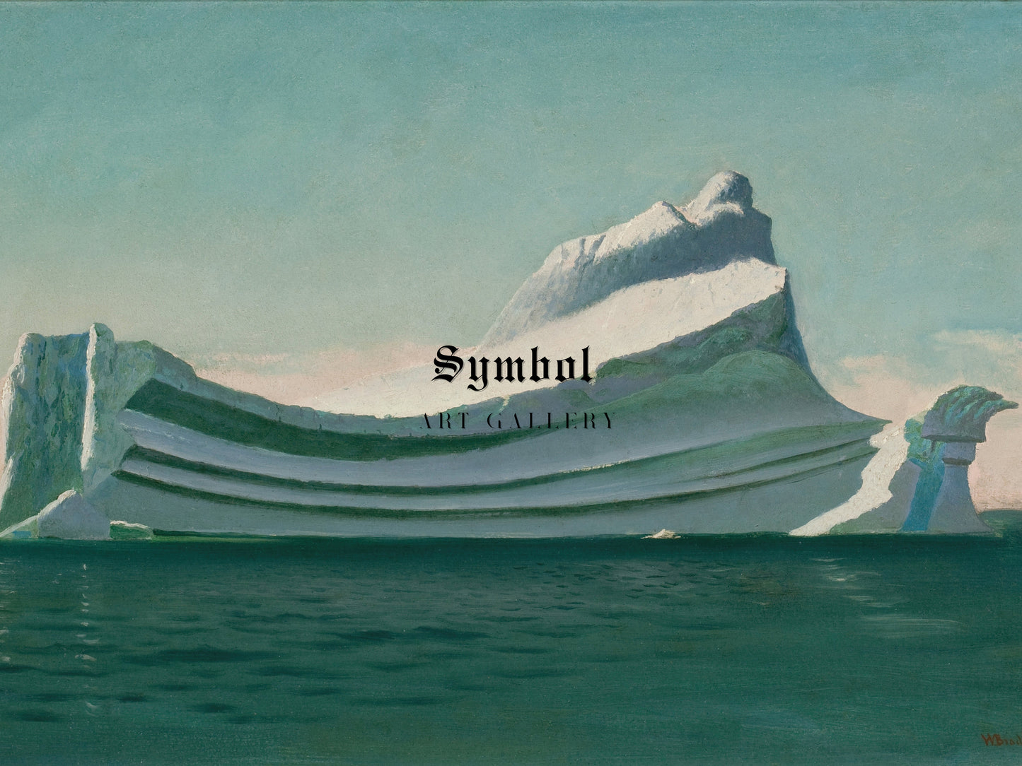 Iceberg by William Bradford 1869, Wall Art Print, Fine Art Reproduction, Museum Quality Decor, Poster