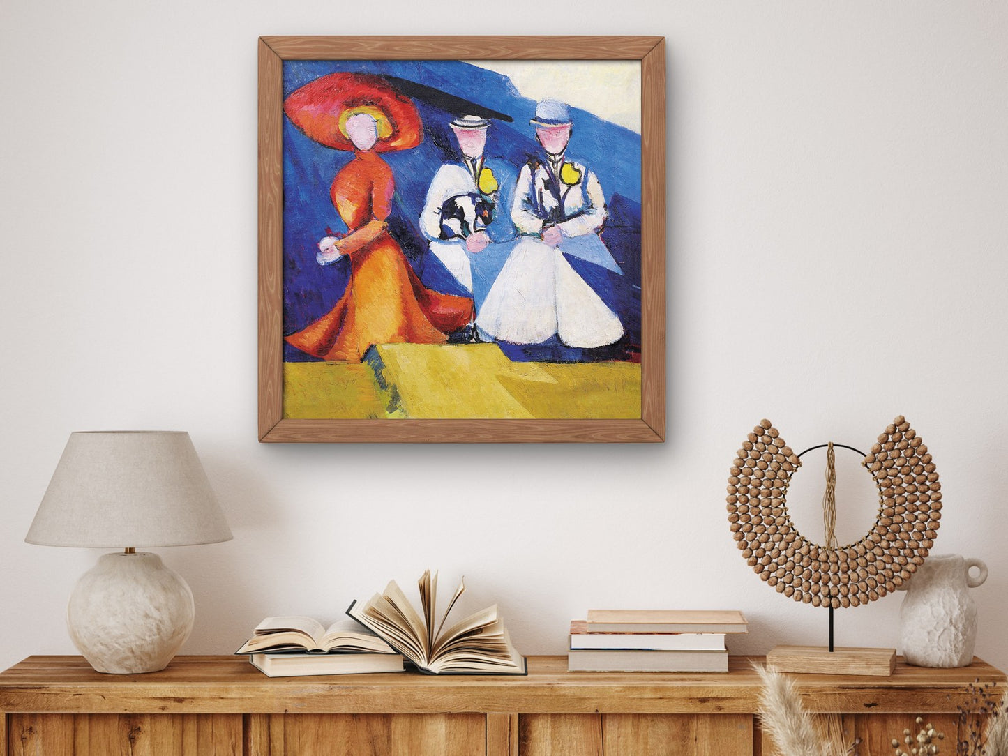 Three Female Figures by Alexandra Exter 1909, Wall Art Print, Fine Art Reproduction, Museum Quality Decor, Poster