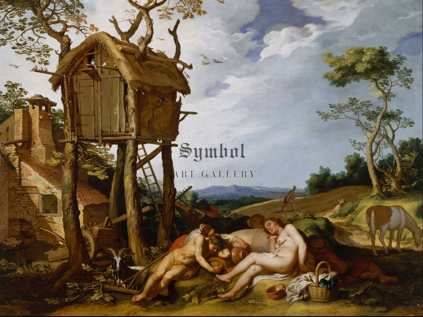 Parable of the Wheat and the Tares by Abraham Bloemaert 1624, Wall Art Print, Fine Art Reproduction, Museum Quality Decor, Poster