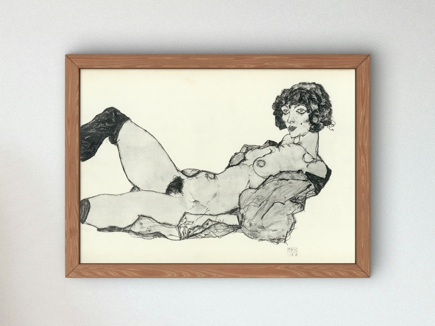 Zeichnungen VI by Egon Schiele 1914, Wall Art Print, Fine Art Reproduction, Museum Quality Decor, Poster