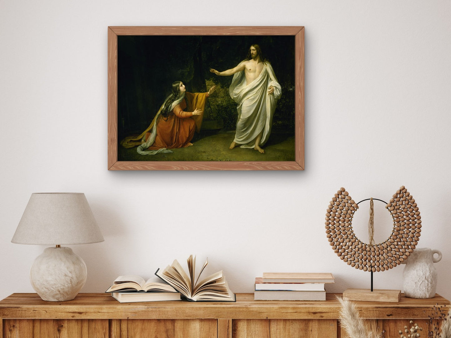 Christ's Appearance to Mary Magdalene by Alexandre Ivanov 1835, Wall Art Print, Fine Art Reproduction, Museum Quality Decor, Poster