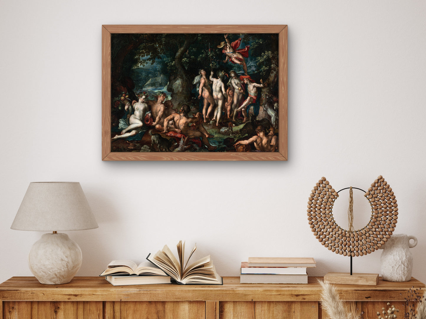 The Judgment of Paris by Joachim Wtewael 1602, Wall Art Print, Fine Art Reproduction, Museum Quality Decor, Poster