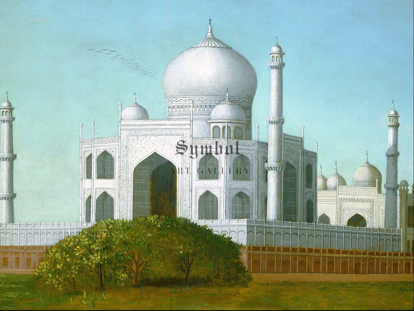 The Taj Mahal by Erastus Salisbury Field, Wall Art Print, Fine Art Reproduction, Museum Quality Decor, Poster