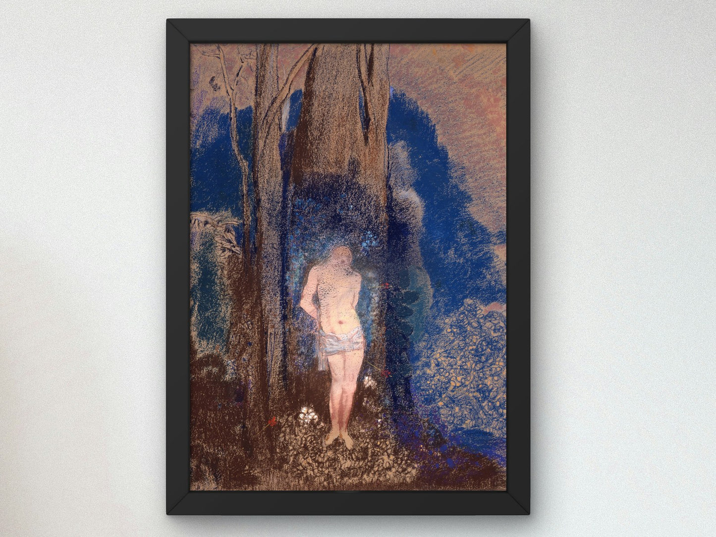 Saint Sebastian by Odilon Redon 1913, Wall Art Print, Fine Art Reproduction, Museum Quality Decor, Poster