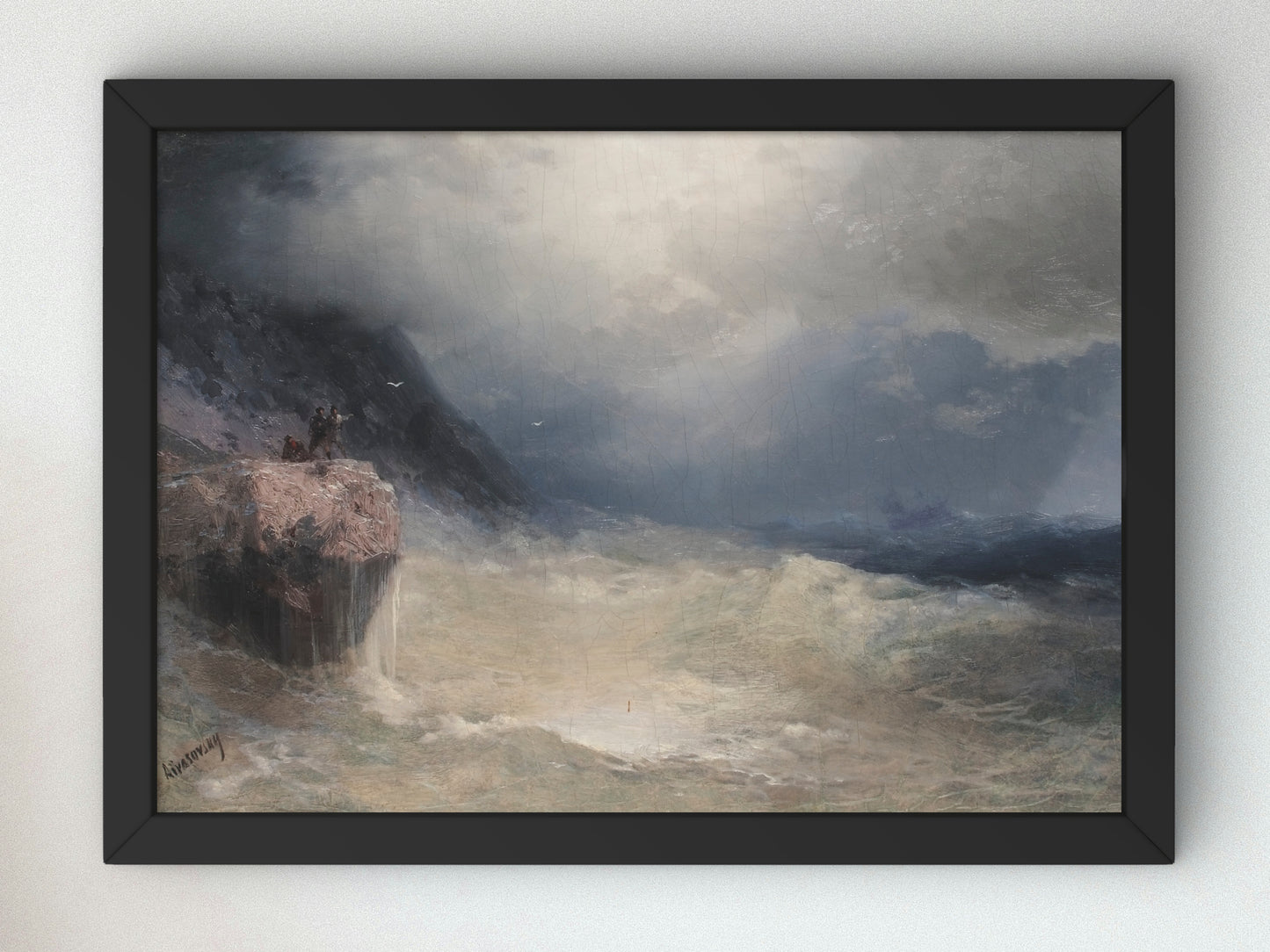 The Survivor by Ivan Konstantinovich Aivazovsky, Wall Art Print, Fine Art Reproduction, Museum Quality Decor, Poster
