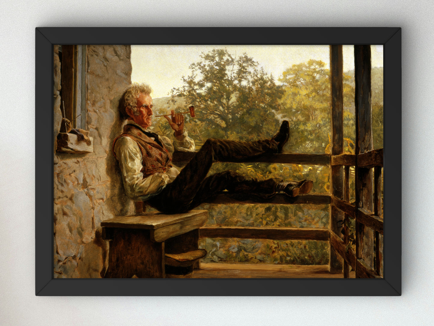 Independence, Squire Jack Porter by Frank Blackwell Mayer 1858, Wall Art Print, Fine Art Reproduction, Museum Quality Decor, Poster