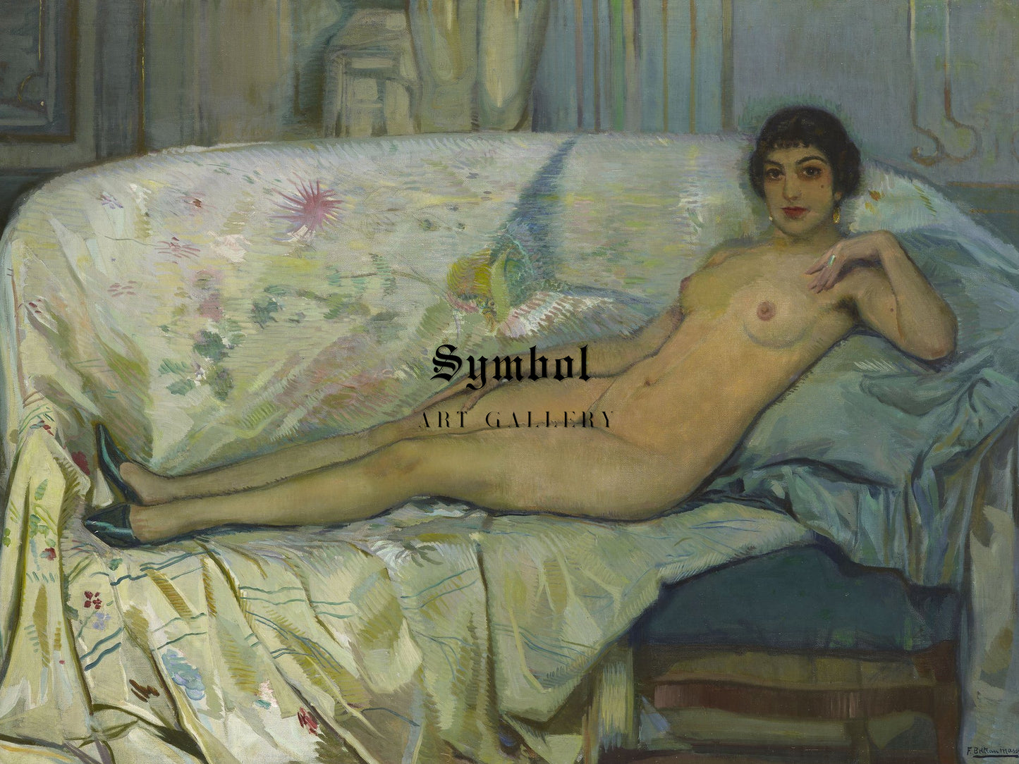 La Mirabella by Federico Beltrán Masses, Wall Art Print, Fine Art Reproduction, Museum Quality Decor, Poster