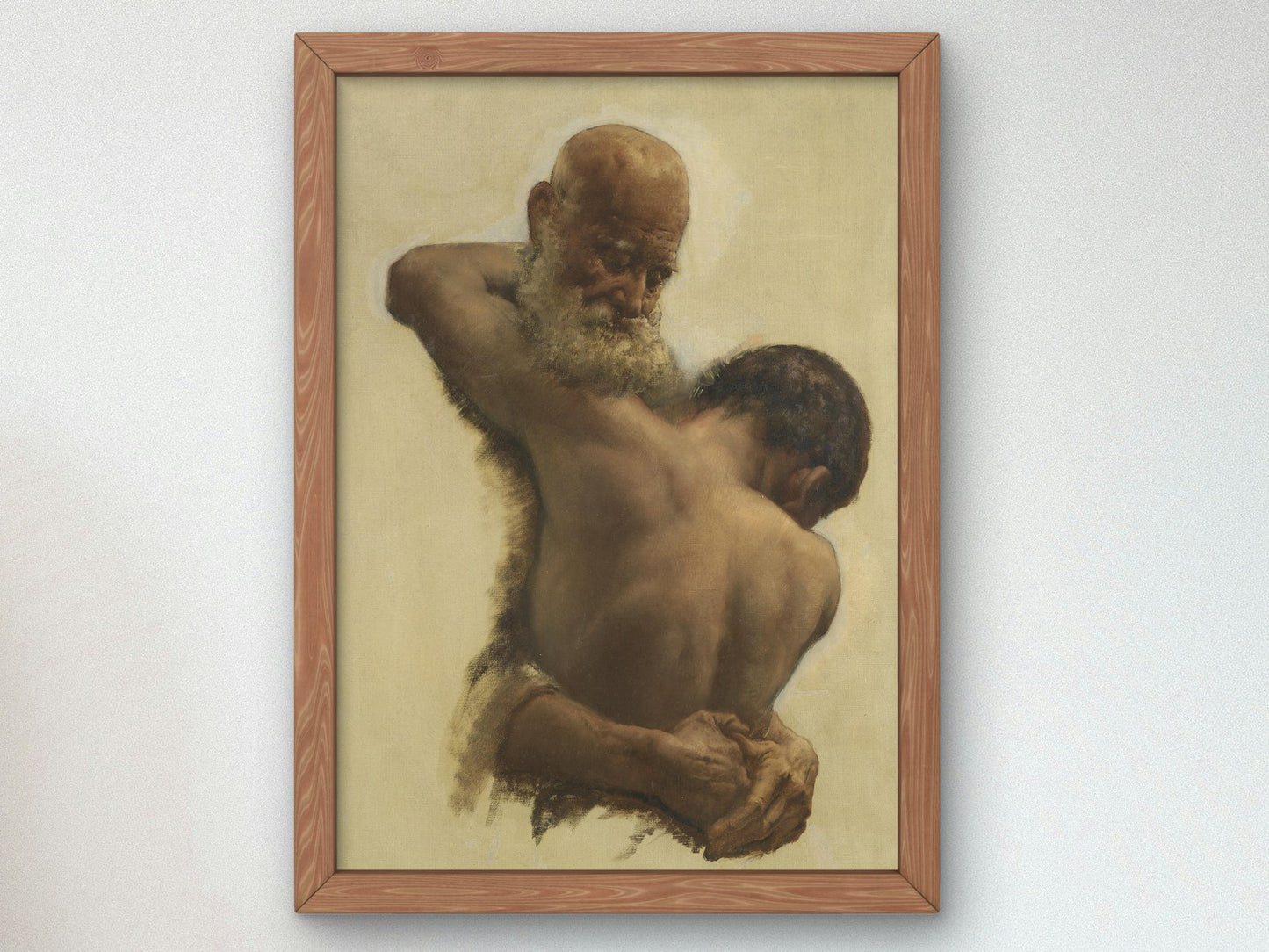 The Prodigal's Return by Edward Stott 1890, Wall Art Print, Fine Art Reproduction, Museum Quality Decor, Poster