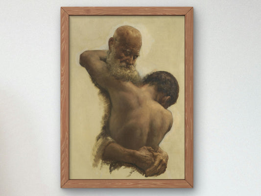 The Prodigal's Return by Edward Stott 1890, Wall Art Print, Fine Art Reproduction, Museum Quality Decor, Poster