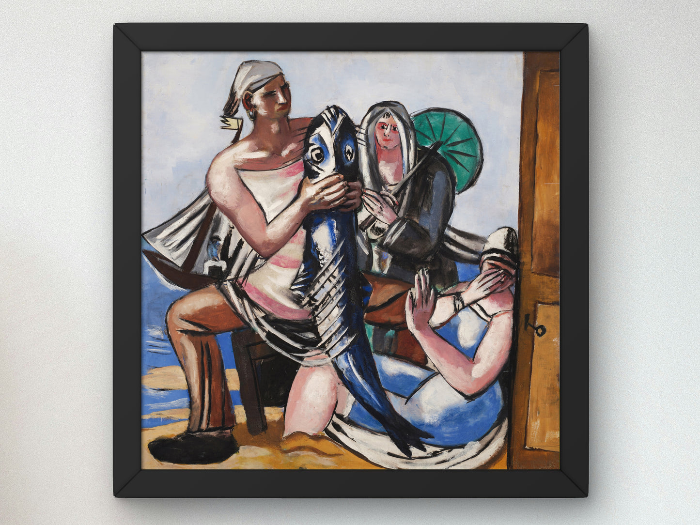 The Catfish by Max Beckmann 1929, Wall Art Print, Fine Art Reproduction, Museum Quality Decor, Poster