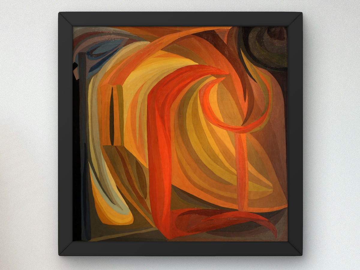 Composition by Otto Freundlich 1911, Wall Art Print, Fine Art Reproduction, Museum Quality Decor, Poster