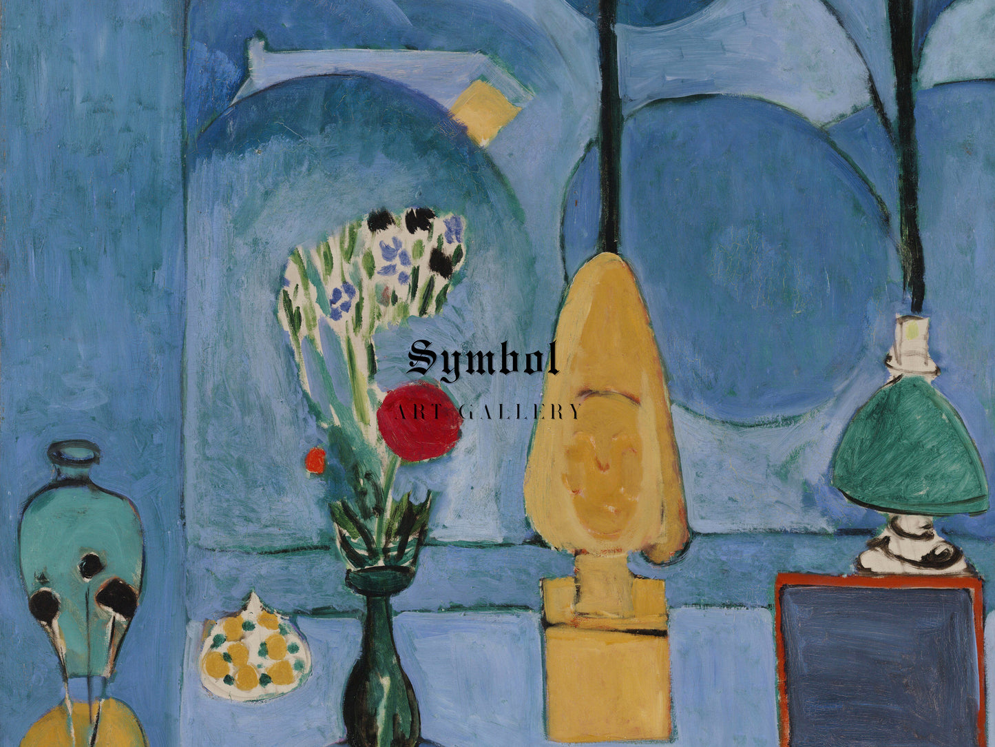 The Blue Window by Henri Matisse 1913, Wall Art Print, Fine Art Reproduction, Museum Quality Decor, Poster