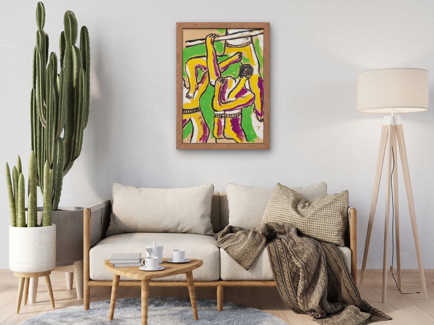 Acrobats by Fernand Léger 1950, Wall Art Print, Fine Art Reproduction, Museum Quality Decor, Poster