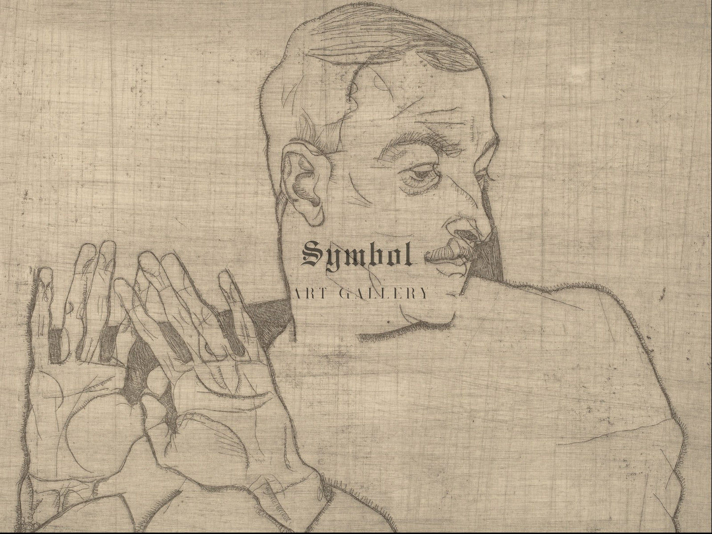 Portrait of Arthur Roessler by Egon Schiele 1914, Wall Art Print, Fine Art Reproduction, Museum Quality Decor, Poster