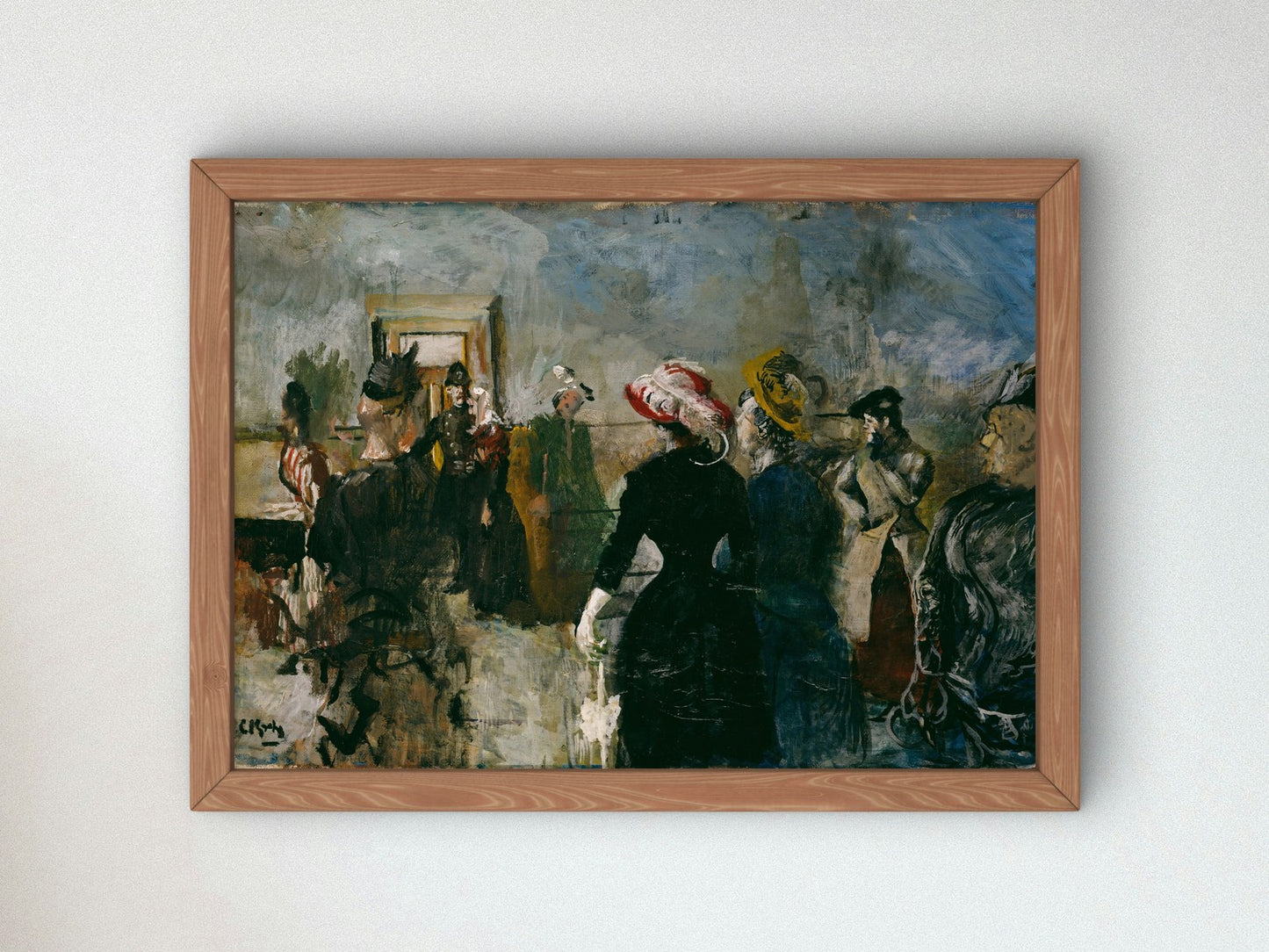 Albertine by Christian Krohg 1917, Wall Art Print, Fine Art Reproduction, Museum Quality Decor, Poster