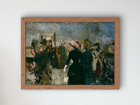 Albertine by Christian Krohg 1917, Wall Art Print, Fine Art Reproduction, Museum Quality Decor, Poster