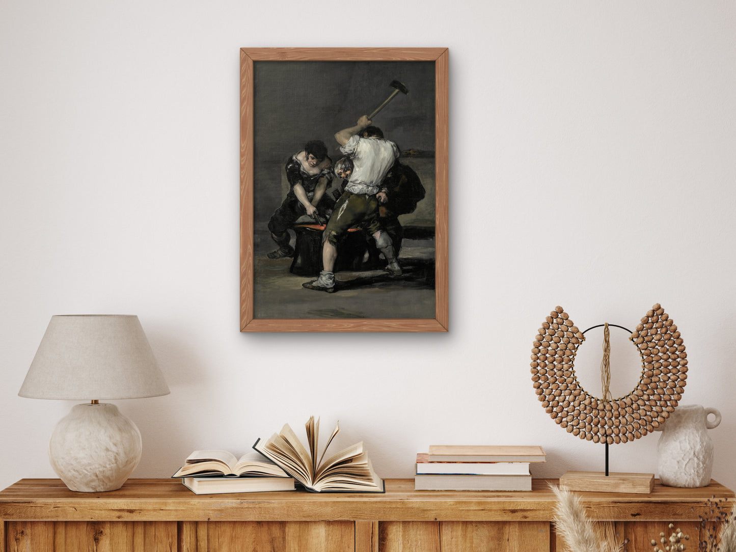 The Forge by Francisco de Goya 1812, Wall Art Print, Fine Art Reproduction, Museum Quality Decor, Poster