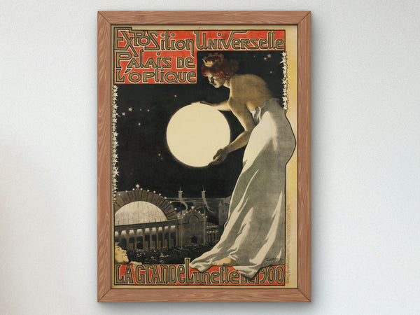 Exposition Universelle Palais de l'Optique by Georges Paul Leroux 1900, Wall Art Print, Fine Art Reproduction, Museum Quality Decor, Poster