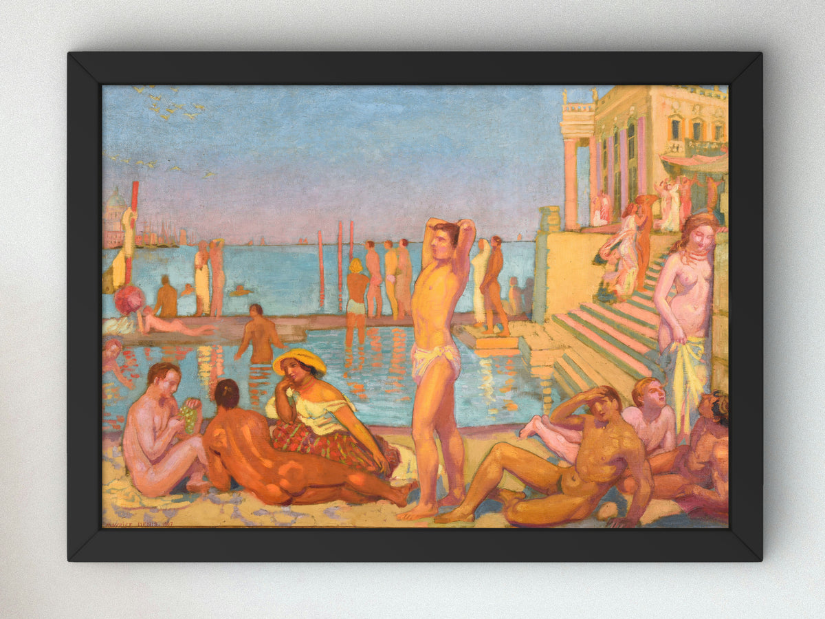 Les Captifs by Maurice Denis 1907, Wall Art Print, Fine Art Reproduction, Museum Quality Decor, Poster