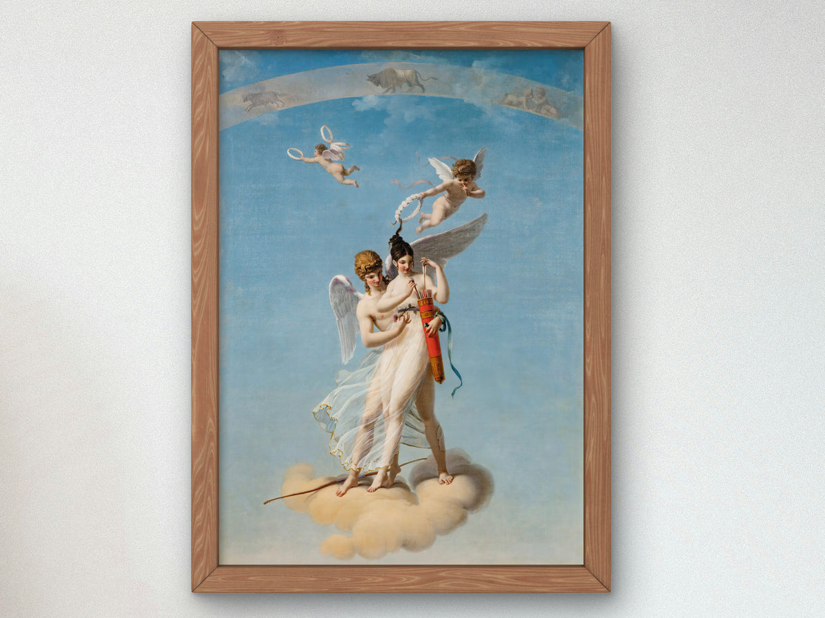 The Four Seasons Summer by Jean Baptiste Debret 1804, Wall Art Print, Fine Art Reproduction, Museum Quality Decor, Poster