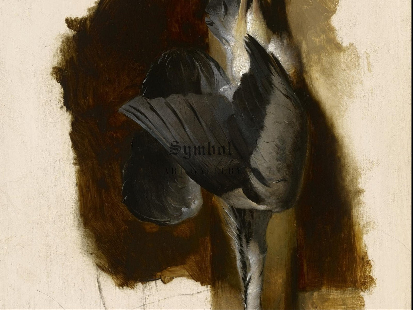Study of a Dead Heron by Edwin Landseer 1832, Wall Art Print, Fine Art Reproduction, Museum Quality Decor, Poster
