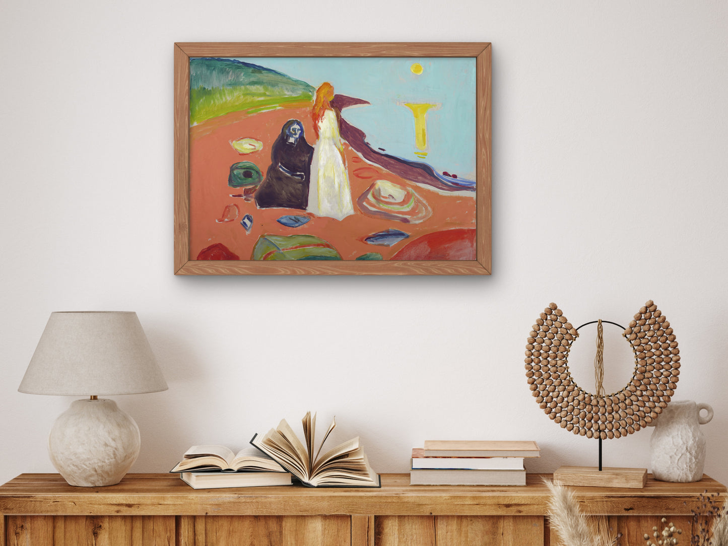 Two Women on the Shore II by Edvard Munch 1935, Wall Art Print, Fine Art Reproduction, Museum Quality Decor, Poster