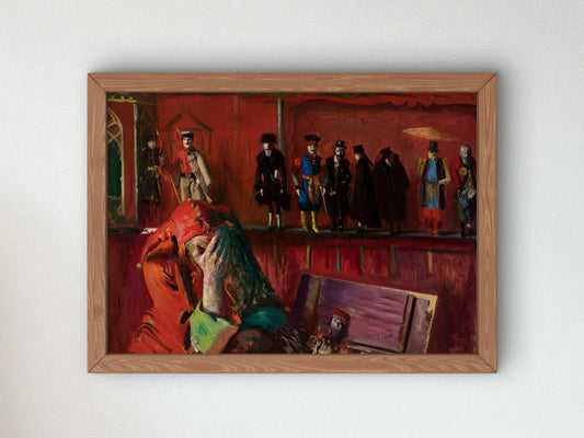 Stańczyk by Leon Wyczółkowski 1898, Wall Art Print, Fine Art Reproduction, Museum Quality Decor, Poster