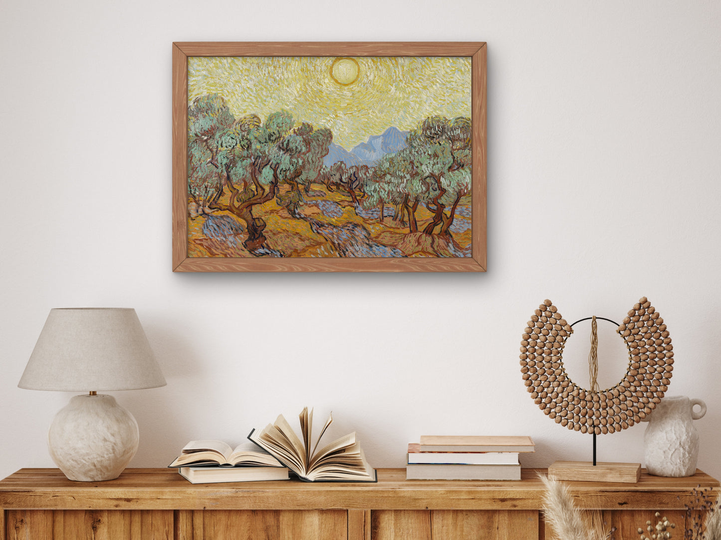 Olive Trees by Vincent van Gogh 1889, Wall Art Print, Fine Art Reproduction, Museum Quality Decor, Poster