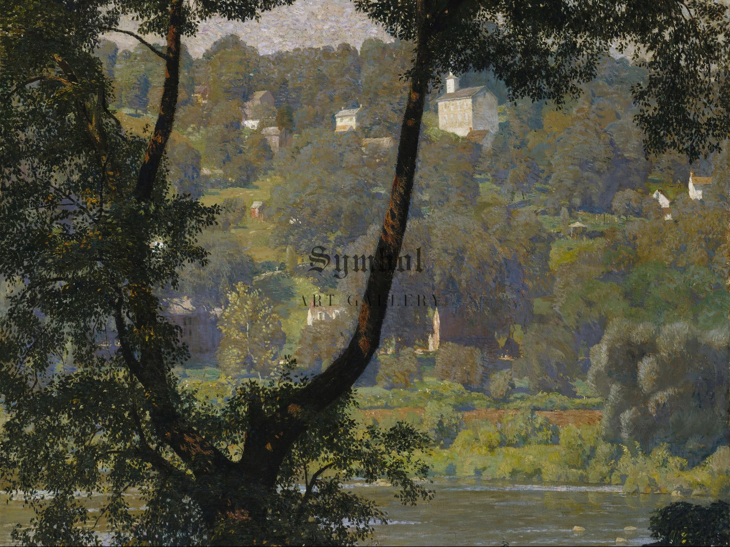 Tohickon by Daniel Garber 1920, Wall Art Print, Fine Art Reproduction, Museum Quality Decor, Poster