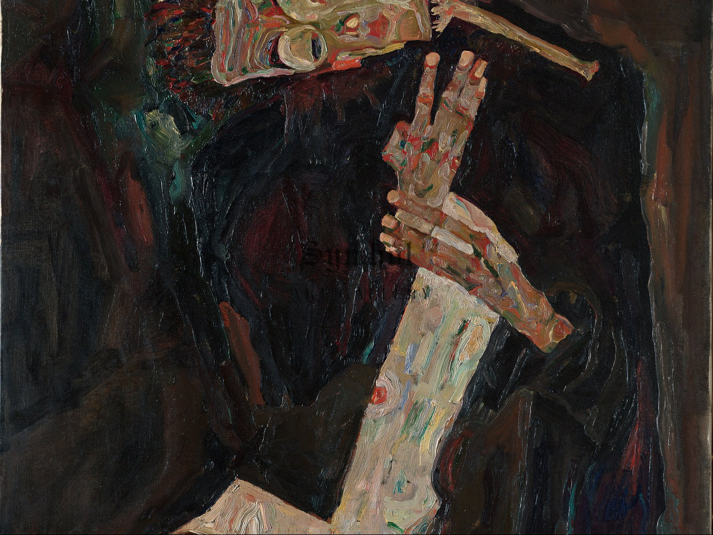 The Lyricist by Egon Schiele 1911, Wall Art Print, Fine Art Reproduction, Museum Quality Decor, Poster