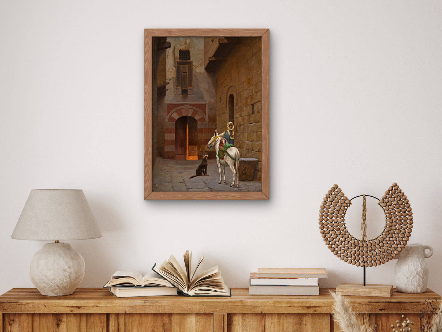 Waiting for the Master by Jean Léon Gérôme 1886, Wall Art Print, Fine Art Reproduction, Museum Quality Decor, Poster