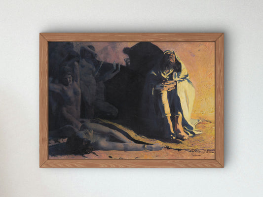 Temptation by Felix Michael Wygrzywalski, Wall Art Print, Fine Art Reproduction, Museum Quality Decor, Poster