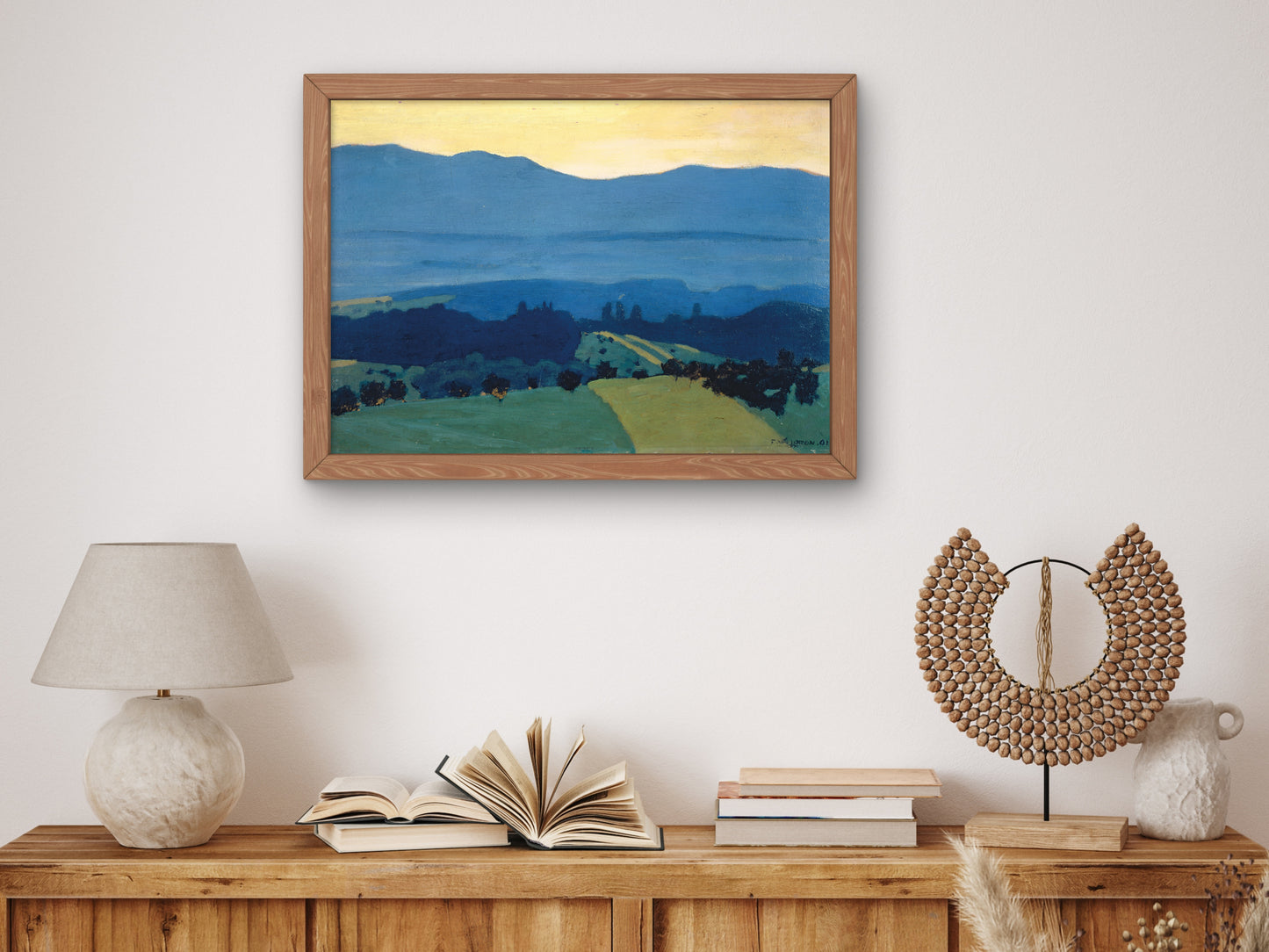 Landscape in the Jura Mountains near Romanel by Félix Vallotton 1900, Wall Art Print, Fine Art Reproduction, Museum Quality Decor, Poster