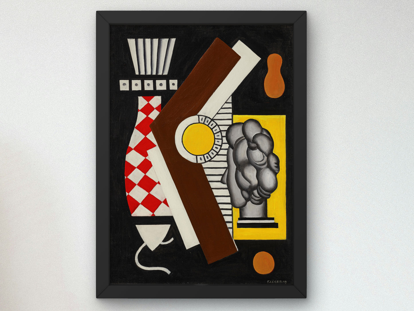 Still Life by Fernand Léger 1927, Wall Art Print, Fine Art Reproduction, Museum Quality Decor, Poster