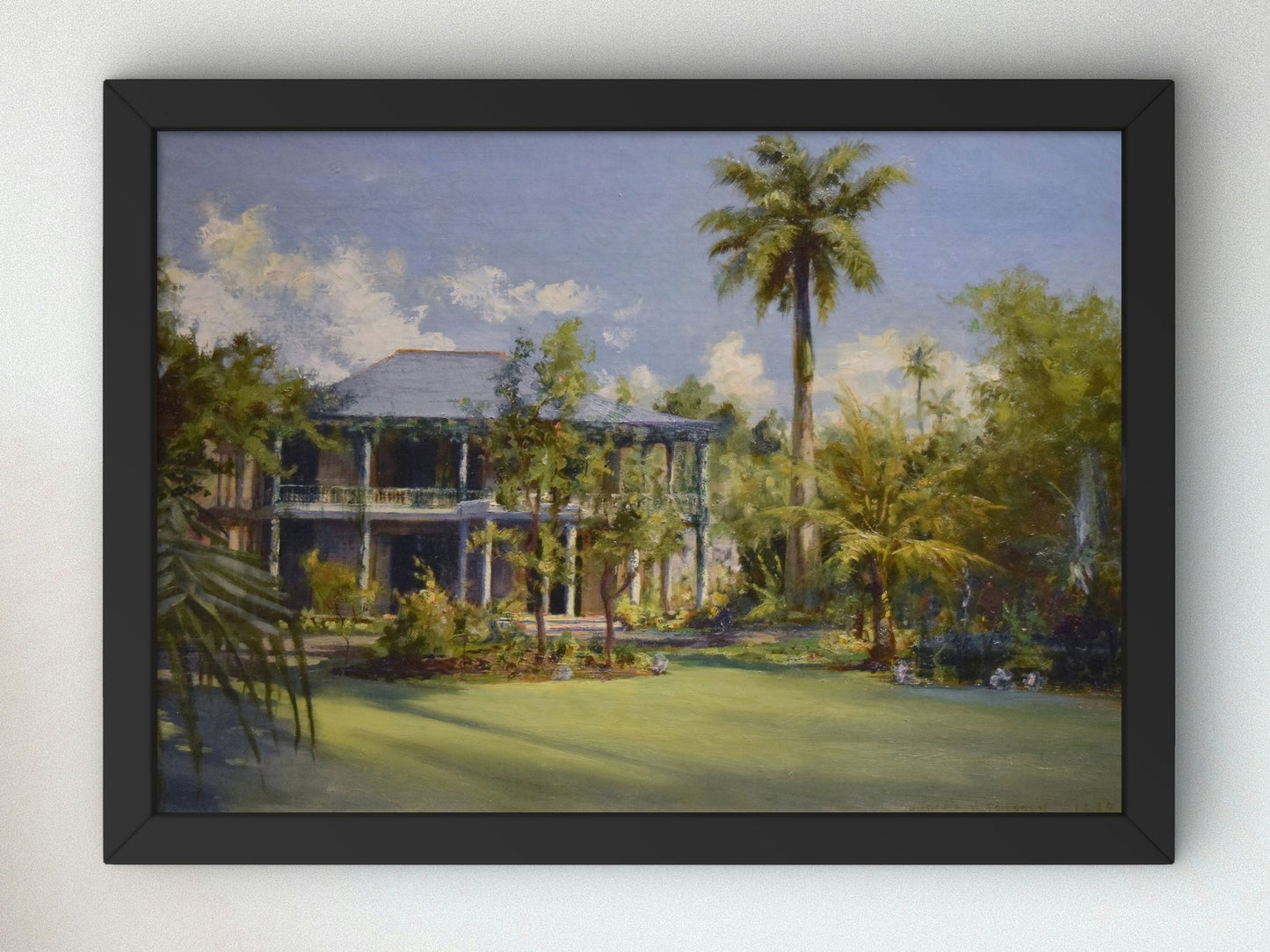 C R Bishop Residence by David Howard Hitchcock 1899, Wall Art Print, Fine Art Reproduction, Museum Quality Decor, Poster