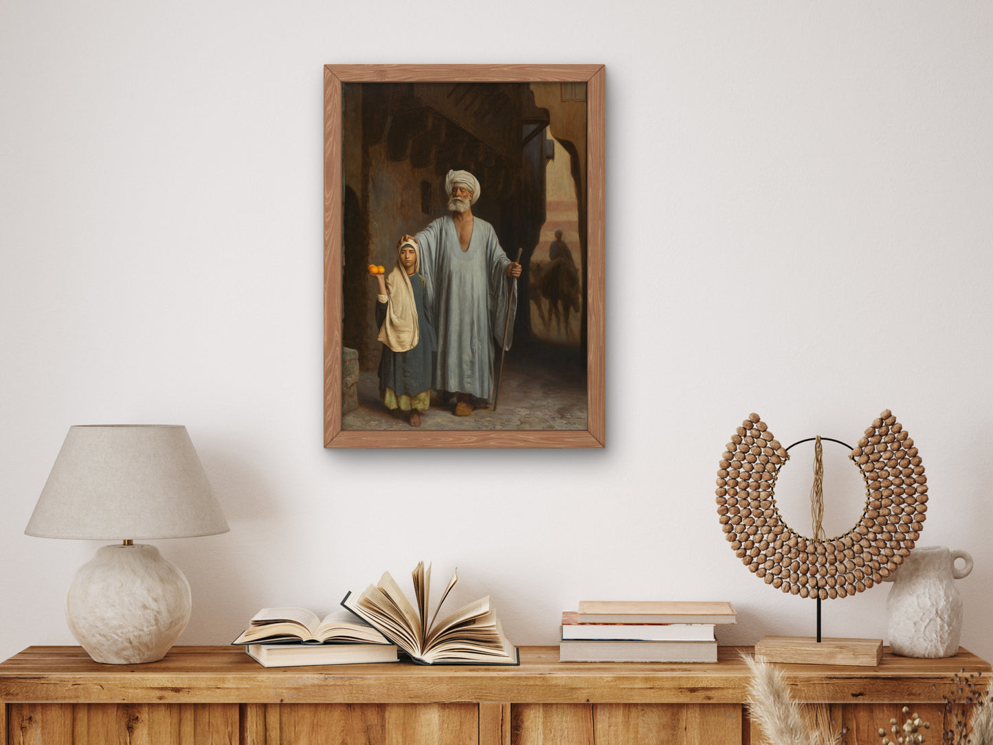 The Helping Hand by Jean Léon Gérôme 1881, Wall Art Print, Fine Art Reproduction, Museum Quality Decor, Poster