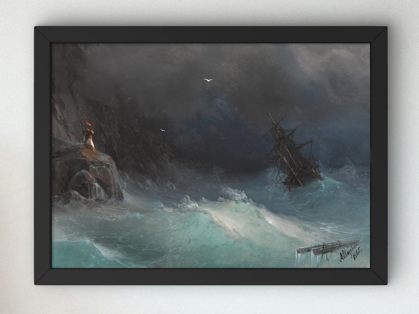 Clouds by Ivan Konstantinovich Aivazovsky 1865, Wall Art Print, Fine Art Reproduction, Museum Quality Decor, Poster