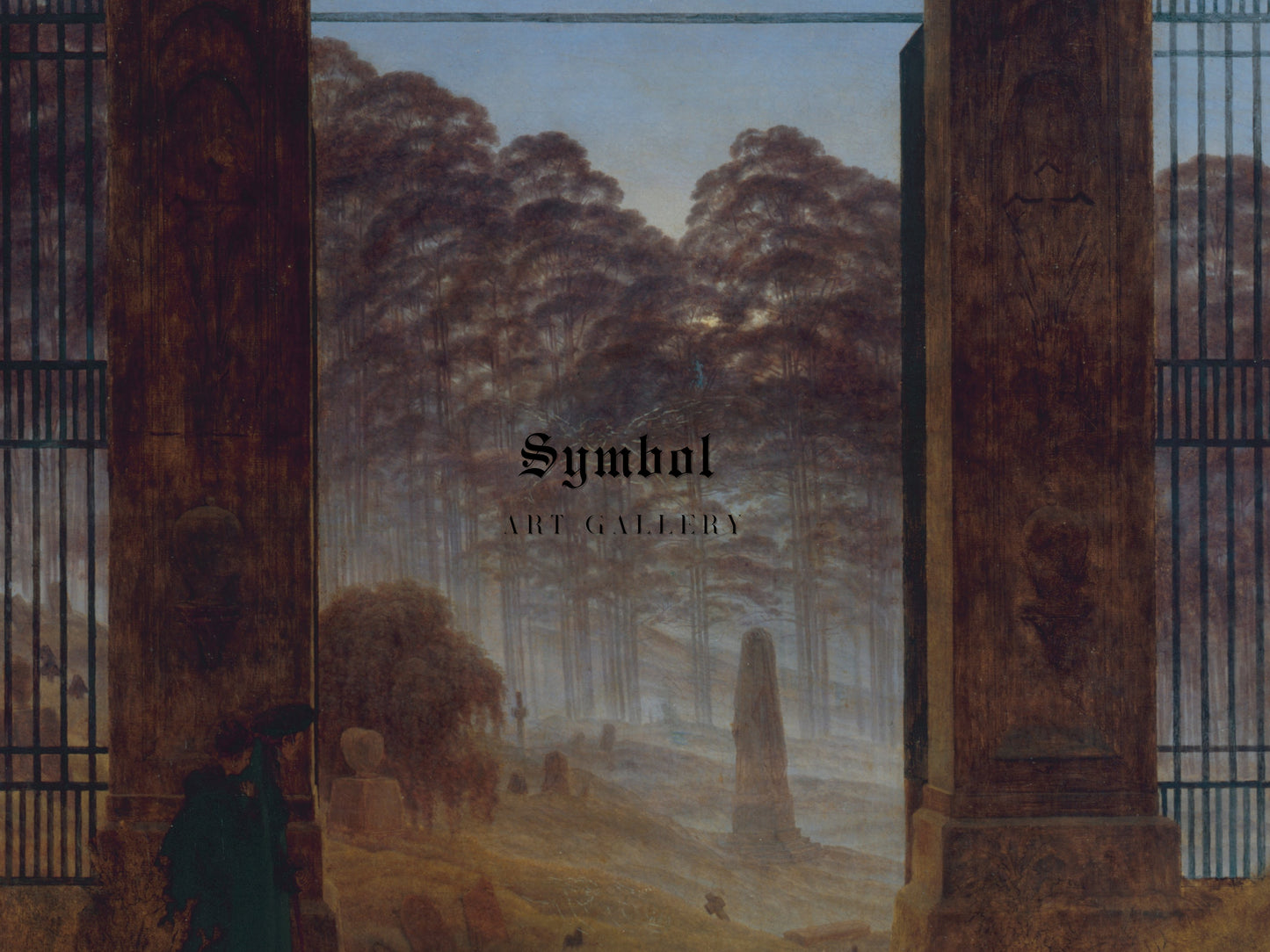 The Cemetery by Caspar David Friedrich 1825, Wall Art Print, Fine Art Reproduction, Museum Quality Decor, Poster