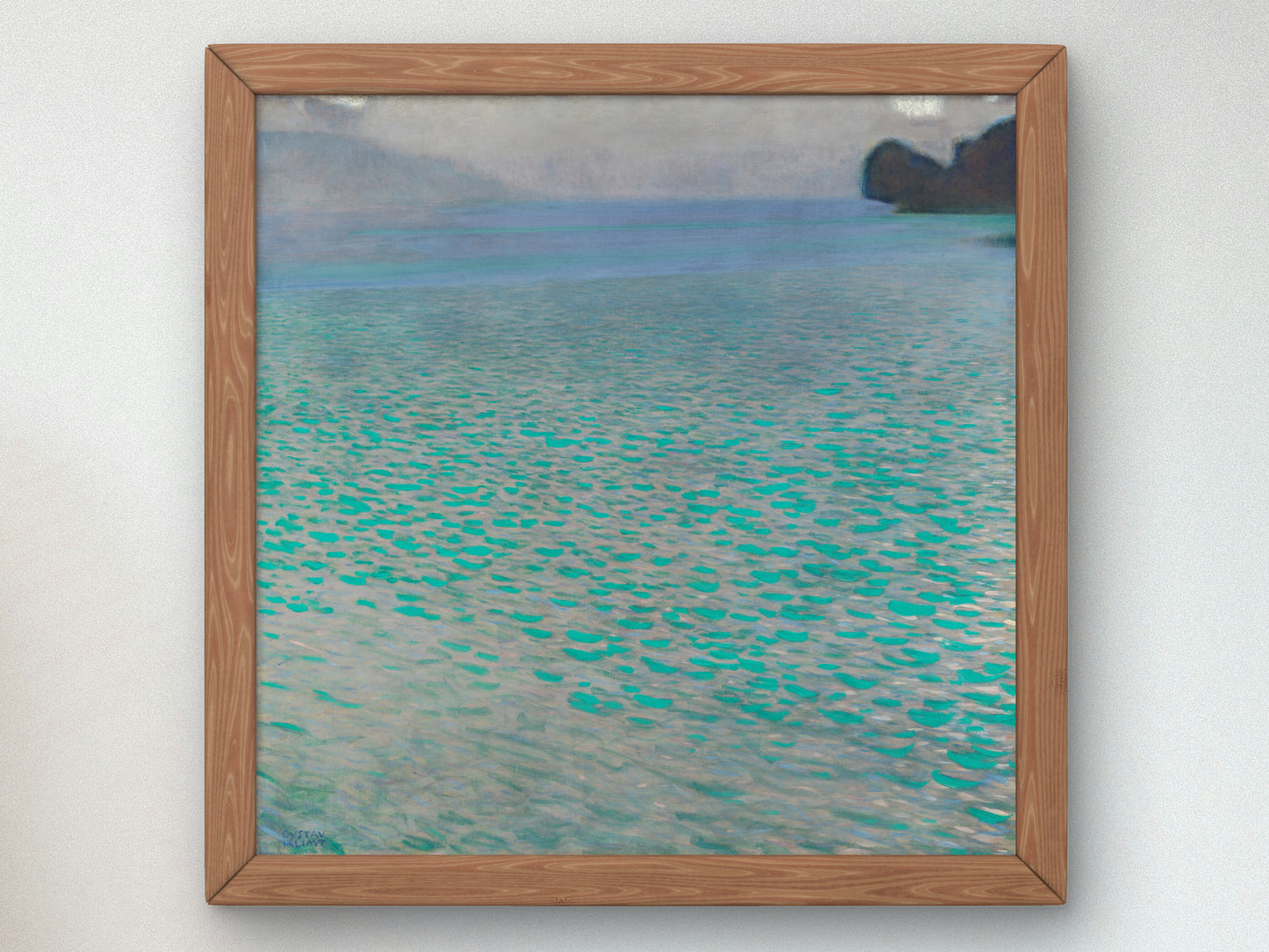 Attersee by Gustav Klimt 1900, Wall Art Print, Fine Art Reproduction, Museum Quality Decor, Poster