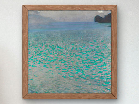 Attersee by Gustav Klimt 1900, Wall Art Print, Fine Art Reproduction, Museum Quality Decor, Poster