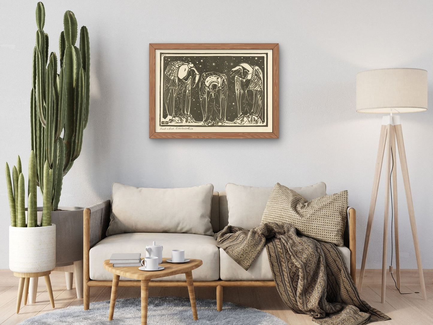 Once I Saw Two Happy People by Erich Wichmann 1923, Wall Art Print, Fine Art Reproduction, Museum Quality Decor, Poster