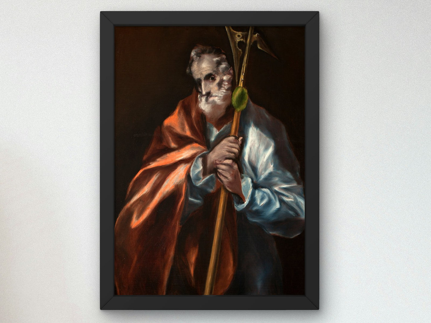 Saint Jude Thaddeus by El Greco 1610, Wall Art Print, Fine Art Reproduction, Museum Quality Decor, Poster