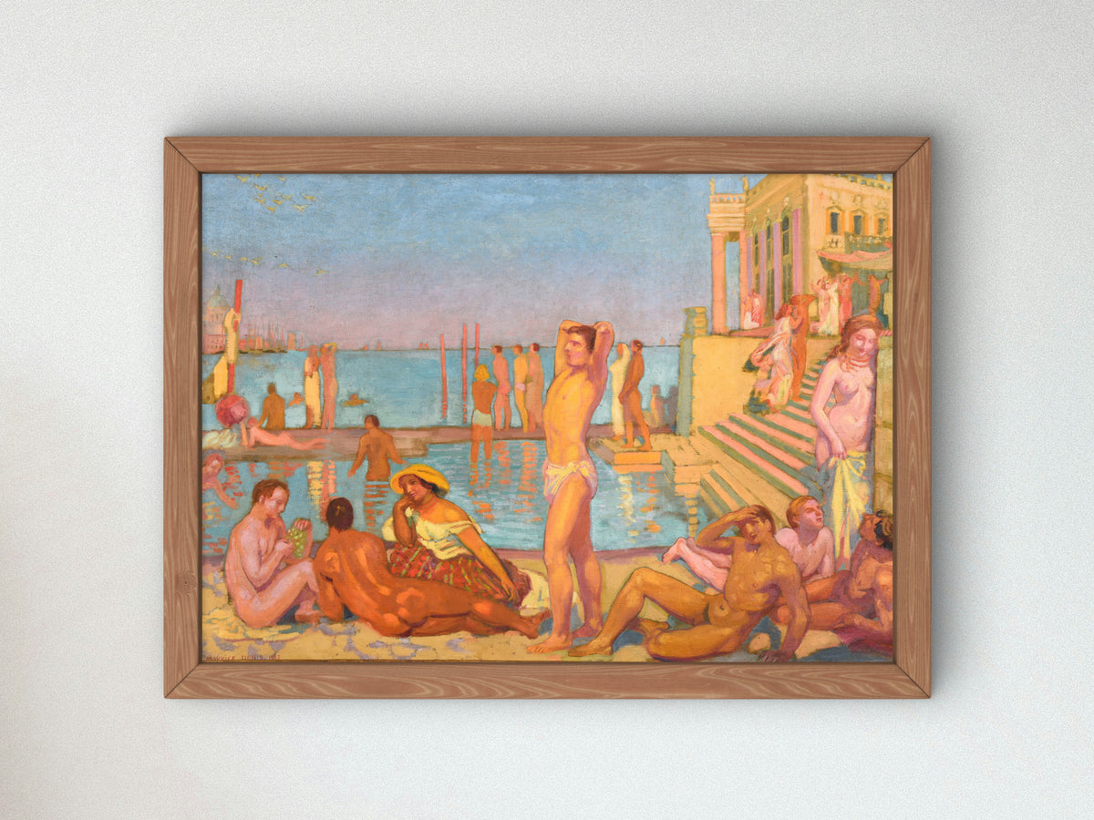Les Captifs by Maurice Denis 1907, Wall Art Print, Fine Art Reproduction, Museum Quality Decor, Poster