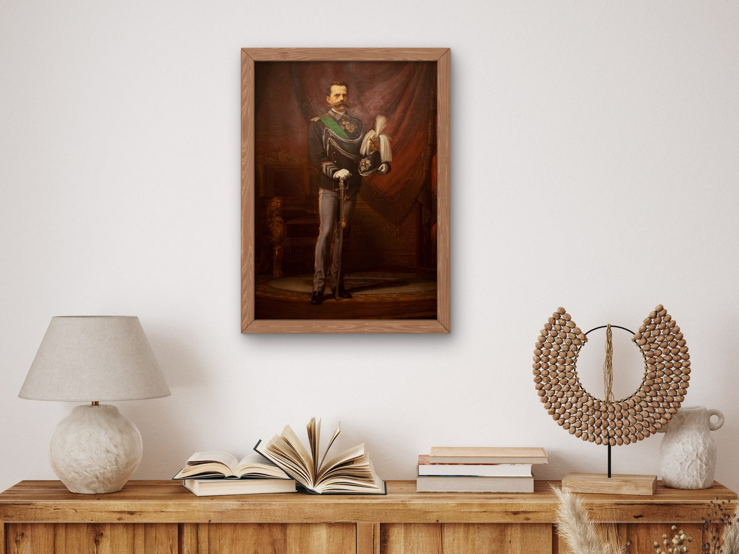 Umberto I King of Italy by Eleuterio Pagliano 1901, Wall Art Print, Fine Art Reproduction, Museum Quality Decor, Poster