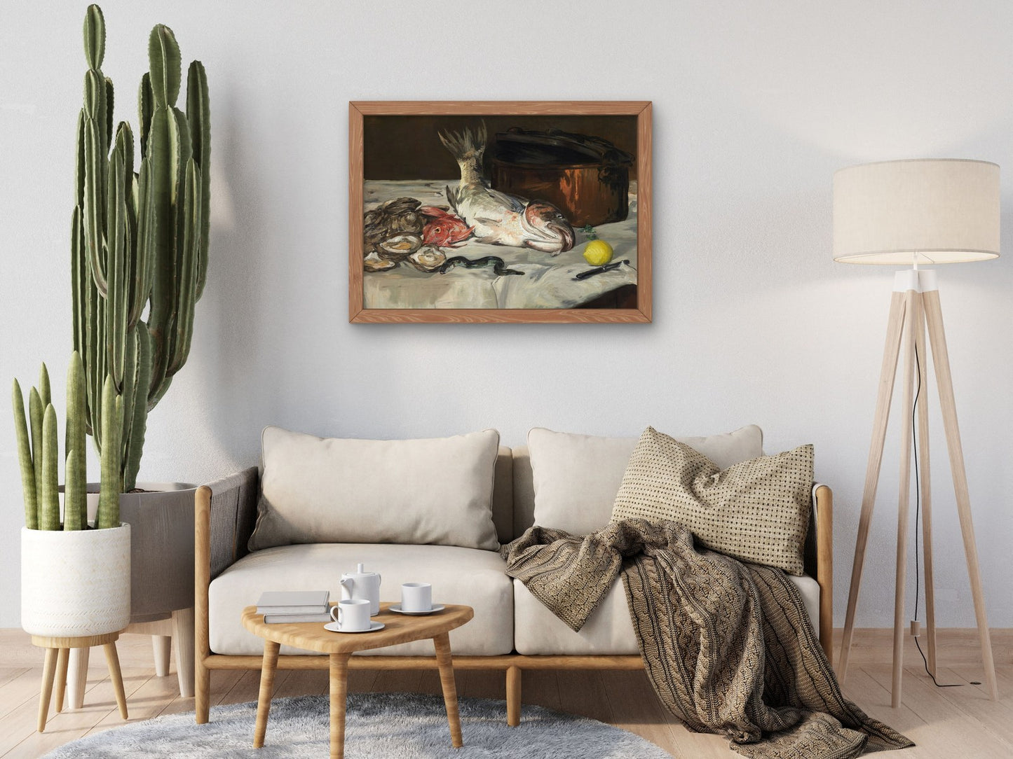 Still Life with Fish by Édouard Manet 1864, Wall Art Print, Fine Art Reproduction, Museum Quality Decor, Poster