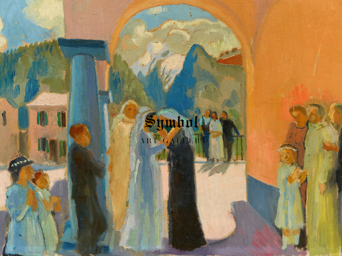 Visitation à Finhaut by Maurice Denis 1934, Wall Art Print, Fine Art Reproduction, Museum Quality Decor, Poster